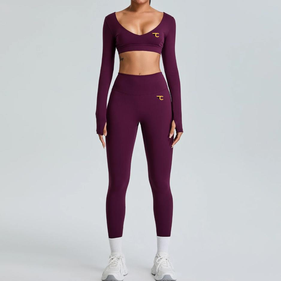 Cute Crop Top Gym Wear