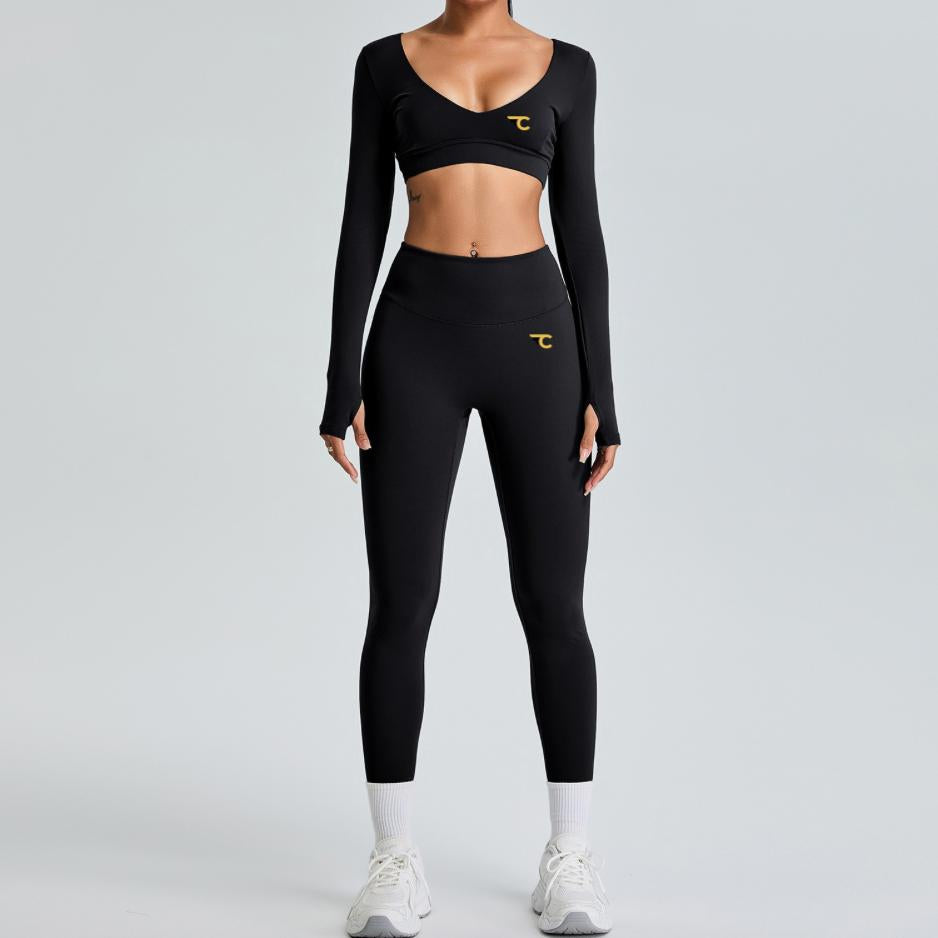Cute Crop Top Gym Wear