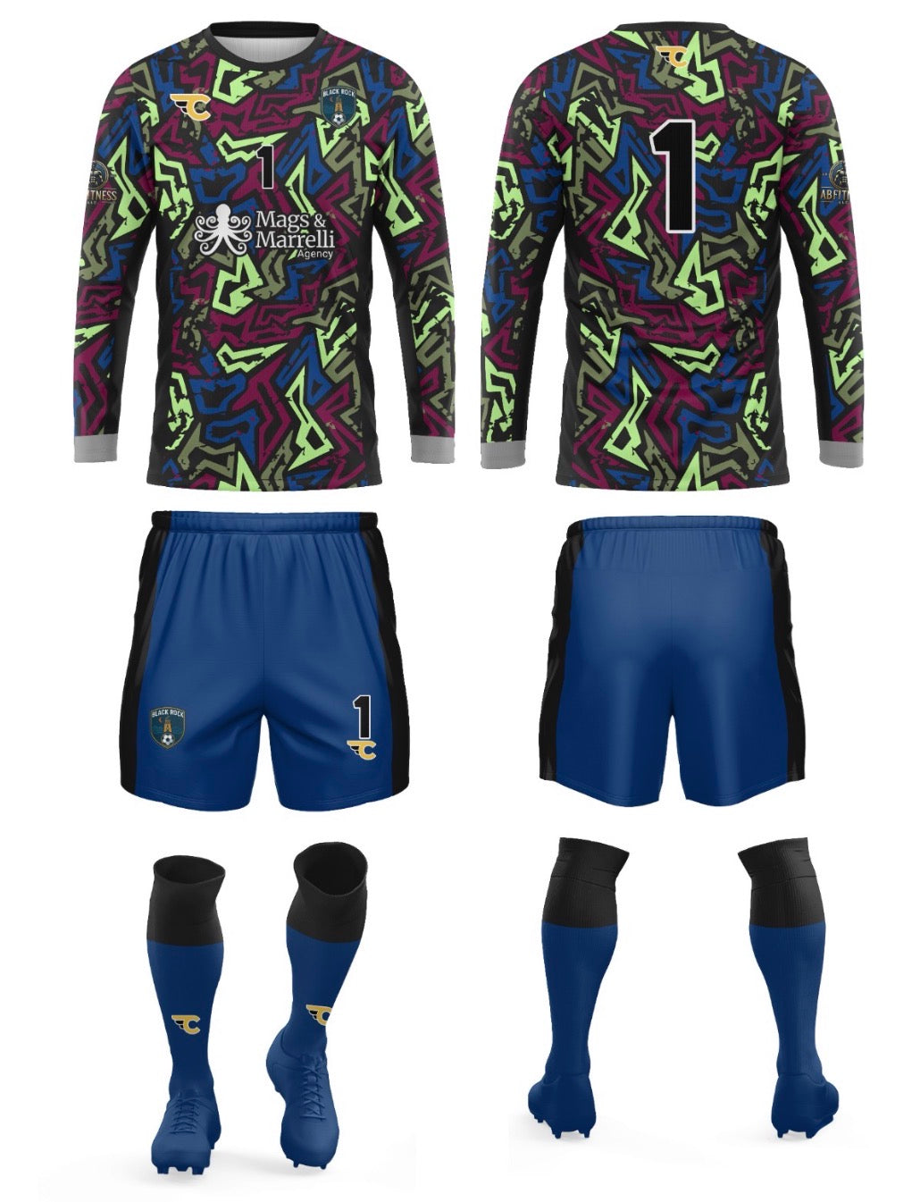 Black Rock FC 2025 Goalie Kit
