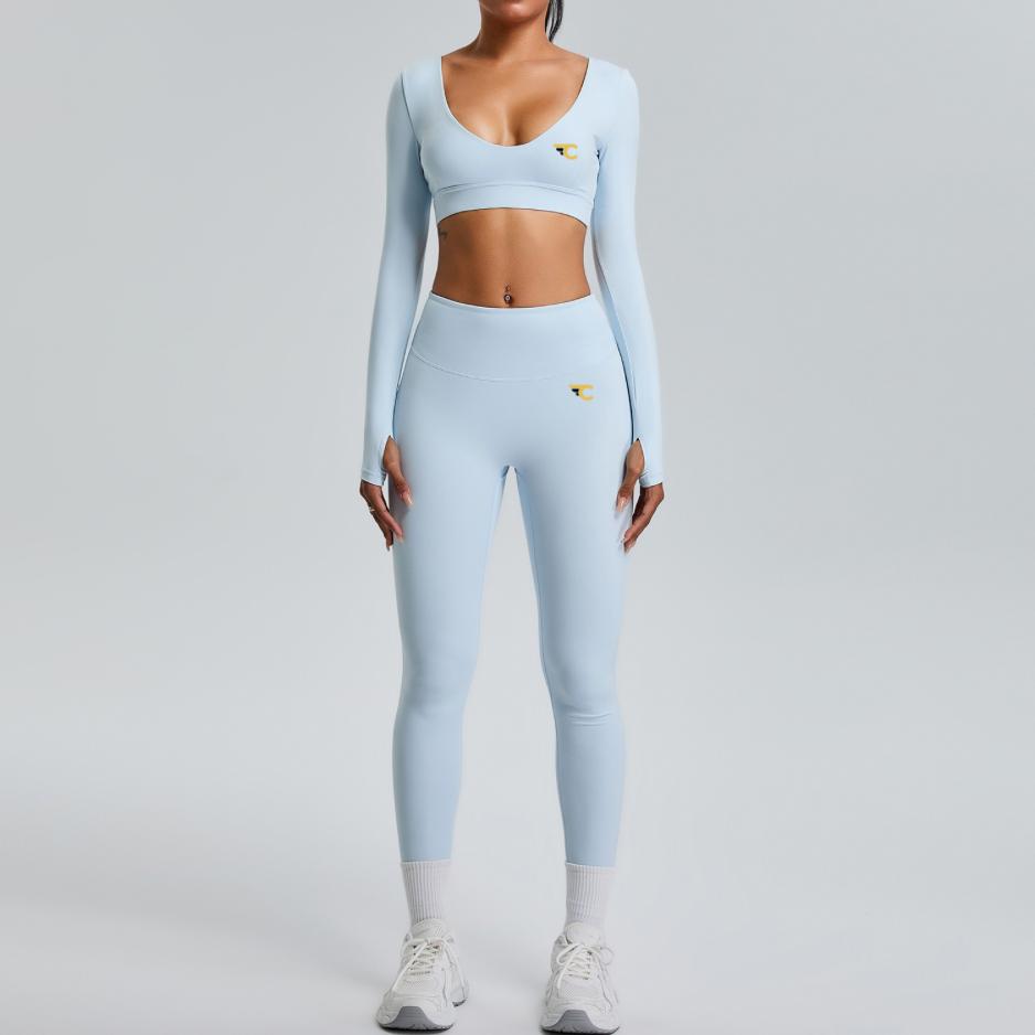 Cute Crop Top Gym Wear