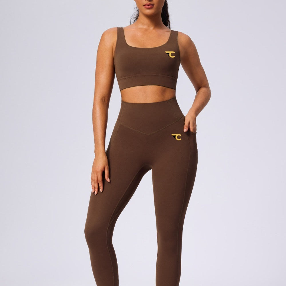 Cute Crop Top w/ Leggings